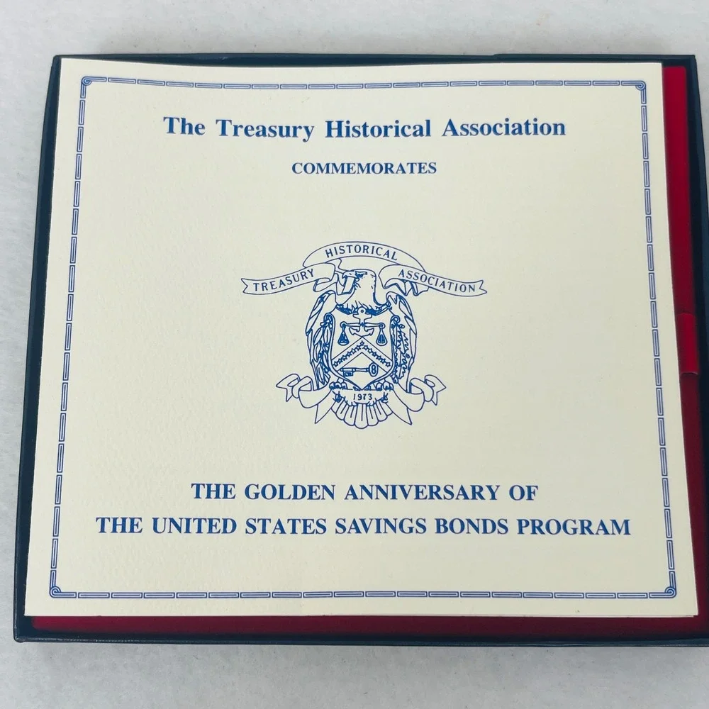 Treasury Historical Association US Savings Bonds 50th Anniversary Ornament Boxed